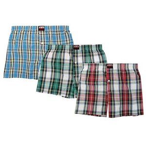 3 Pack Teen/Juniors Size Cotton Woven Boxer Shorts